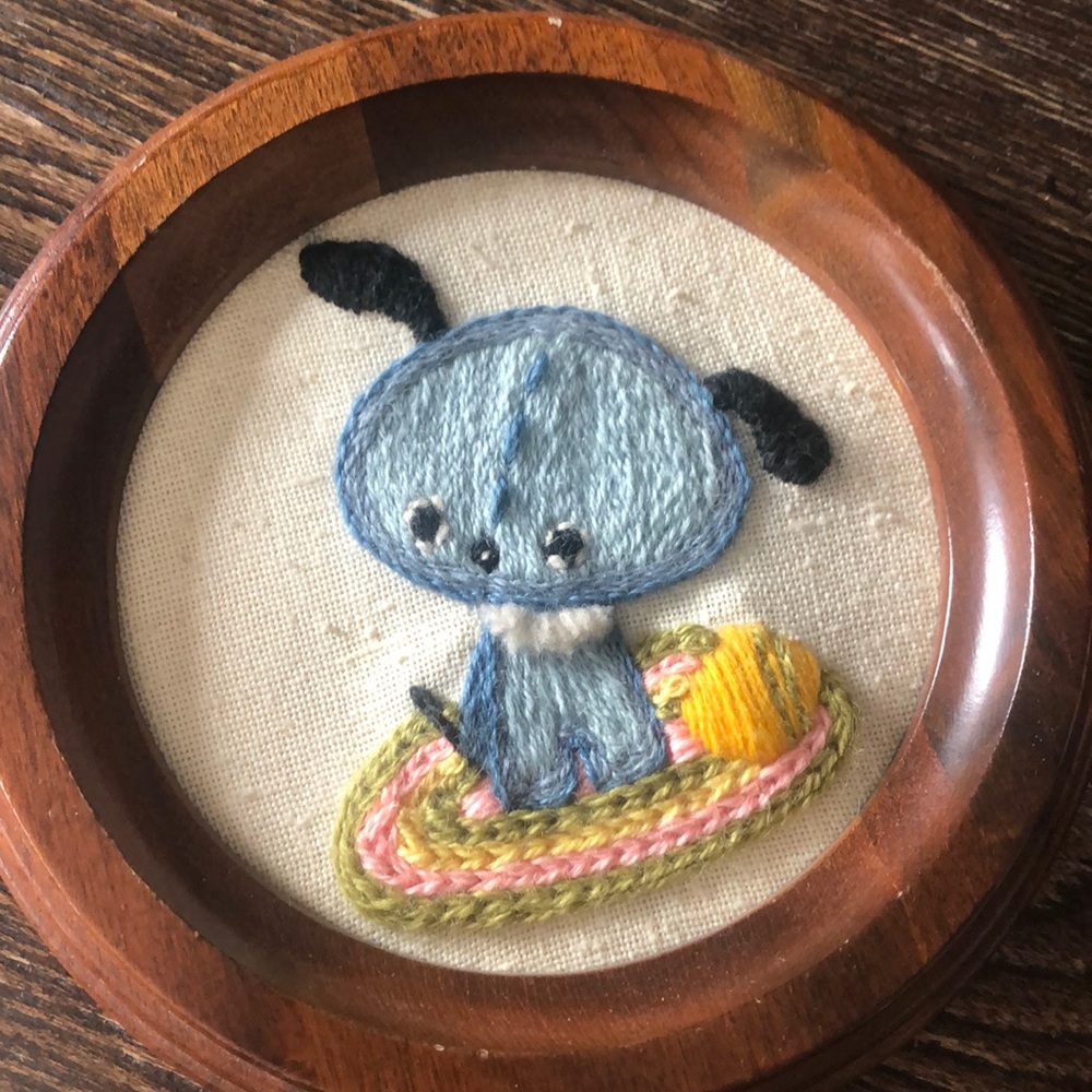 Handmade Embriodered animal home decro - Picture 4 of 15